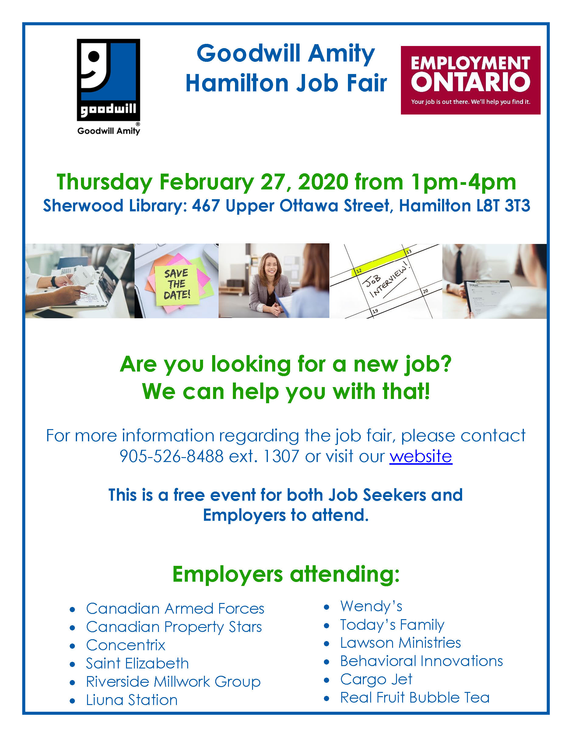 Goodwill Job Fair-Hamilton-Feb 27-2020